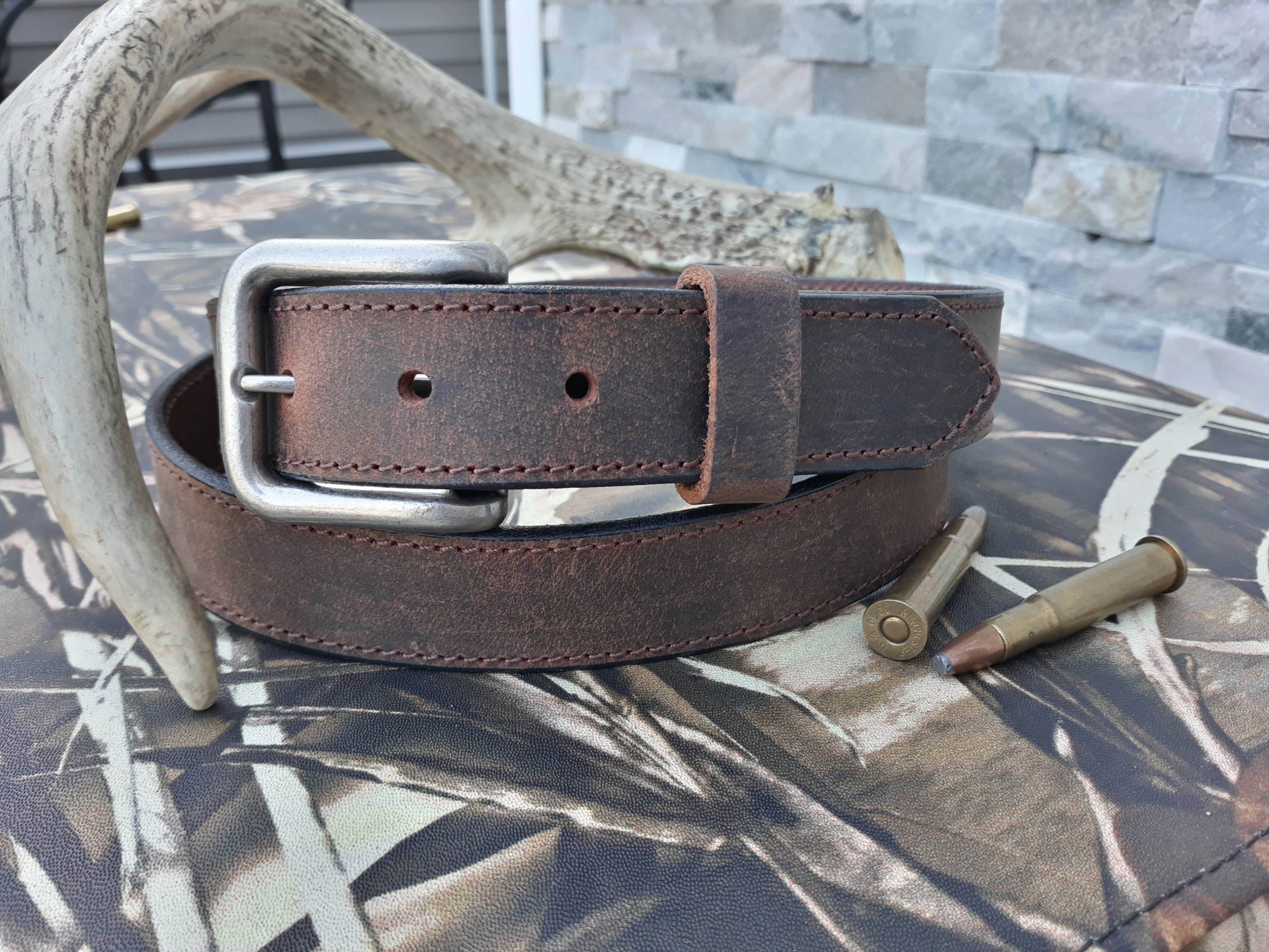 Men's KLW Husky Handmade Leather Belt